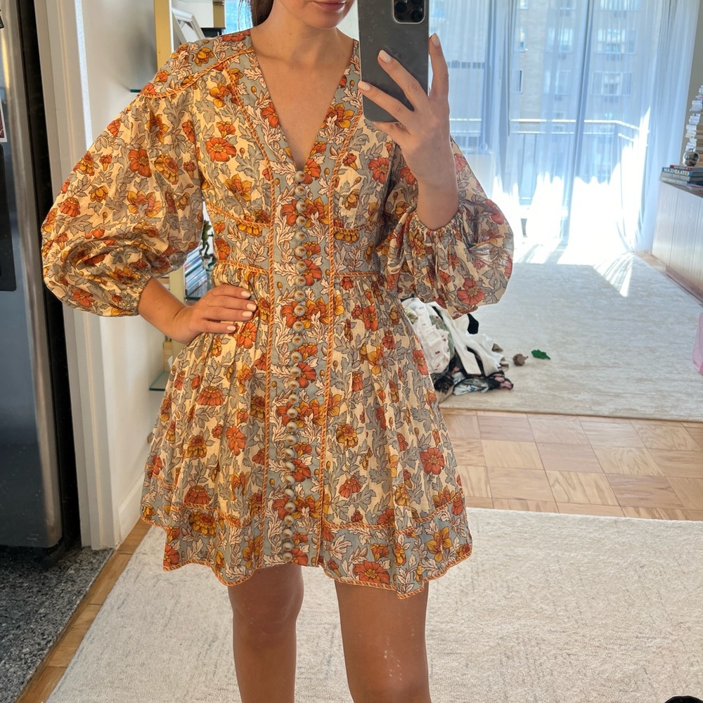 ZIMMERMANN Linen Mini Dress